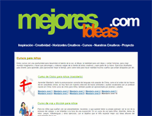 Tablet Screenshot of mejoresideas.com